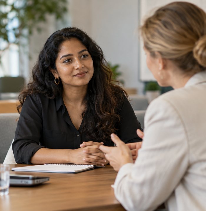One-to-one clinical supervision conversation